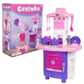 Kit Cozinha Completa Infantil Grande – Brinquedo Educativo com Luz e Som