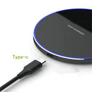 Carregador Sem Fio Rápido 15W – Padrão Qi | Universal