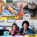 Kit 2 Timer Temporizador Cronômetro Digital De Cozinha Com Alarme Para Estudo, Branco.