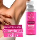 Clareador de Virilha e Axila Clear Beauty – Tratamento Suave, Eficaz e Seguro para Partes Íntimas e Corpo