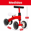 Bicicleta de Equilíbrio Andador Infantil Sem Pedal 4 Rodas