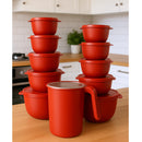 Kit Bowl Redondo com Jarra – Organização, Estilo e Praticidade para Sua Cozinha!