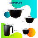 Kit Bowl Redondo com Jarra – Organização, Estilo e Praticidade para Sua Cozinha!