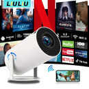 Projetor Inteligente HY300 PRO | Suporte 4K, Android 11, Portátil com Wi-Fi e Bluetooth