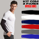 KIT 2 Pares de Manguito UV – Proteção Solar e Conforto para o Dia a Dia