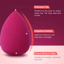 Esponja de Maquiagem 3 Peças – Sopro Cosmético Profissional